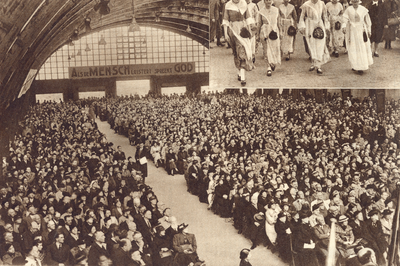 99665 Afbeelding van de aanwezigen tijdens het congres van de Oxford beweging in het Gebouw voor Groenten- en ...